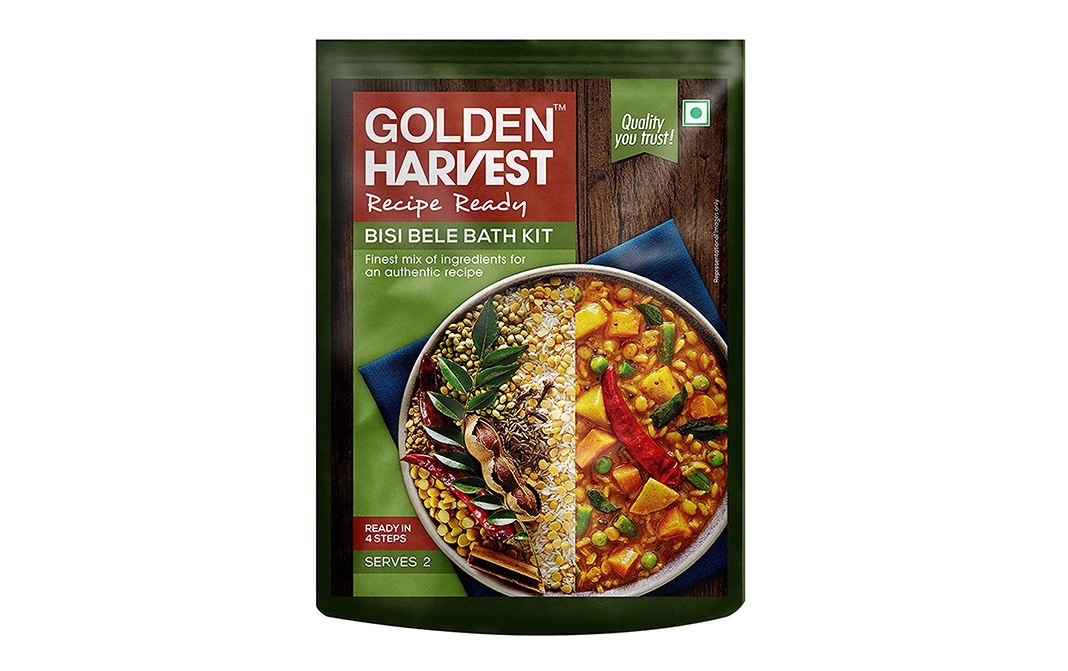 Golden Harvest Recipe Ready, Bisi Bele Bath Kit   Pack  135 grams